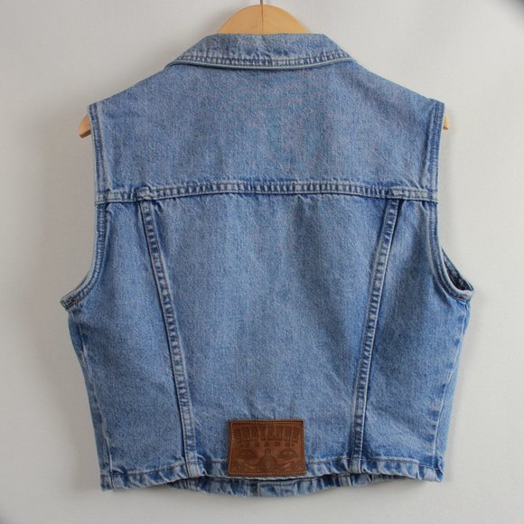 Cheyenne Blue Wash Vintage Denim Vest - Picture 16 of 16